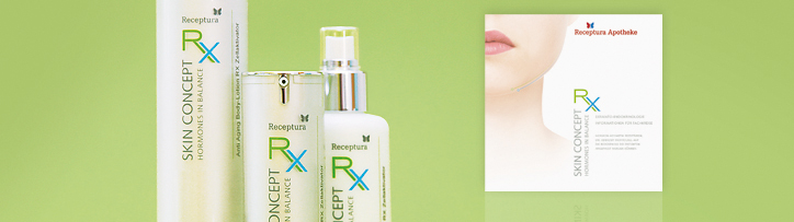 Receptura RX Skin Concept Verpackungsdesign und Kommunikation